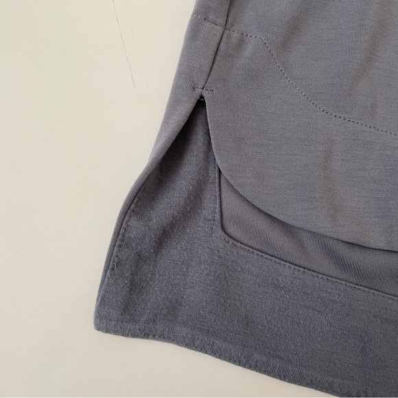 Athleta Seasoft Crewneck Sweatshirt in COSMOS gray blue, Size XS - Picture 10 of 16